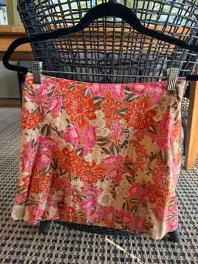 Floral Mini Skirt